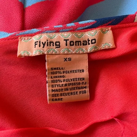 Flying Tomato Tropical Floral Romper Shorts Size XS - Picture 4 of 5